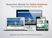 Responsive Website for Online Andaman